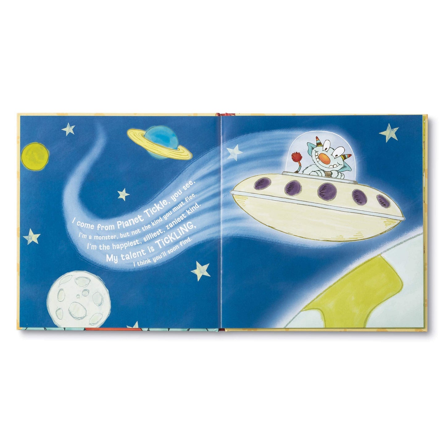 Tickle Monster Laughter Kit - Includes the Tickle Monster Book and Fluffy Mitts