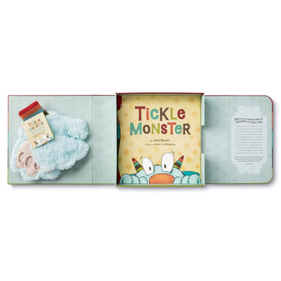 Tickle Monster Laughter Kit - Includes the Tickle Monster Book and Fluffy Mitts