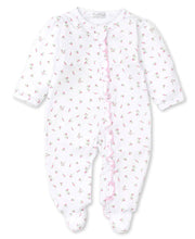 Kissy Kissy - Zip Footie - Garden Roses Ruffle